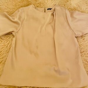 Banana Republic cream satin top - size XS